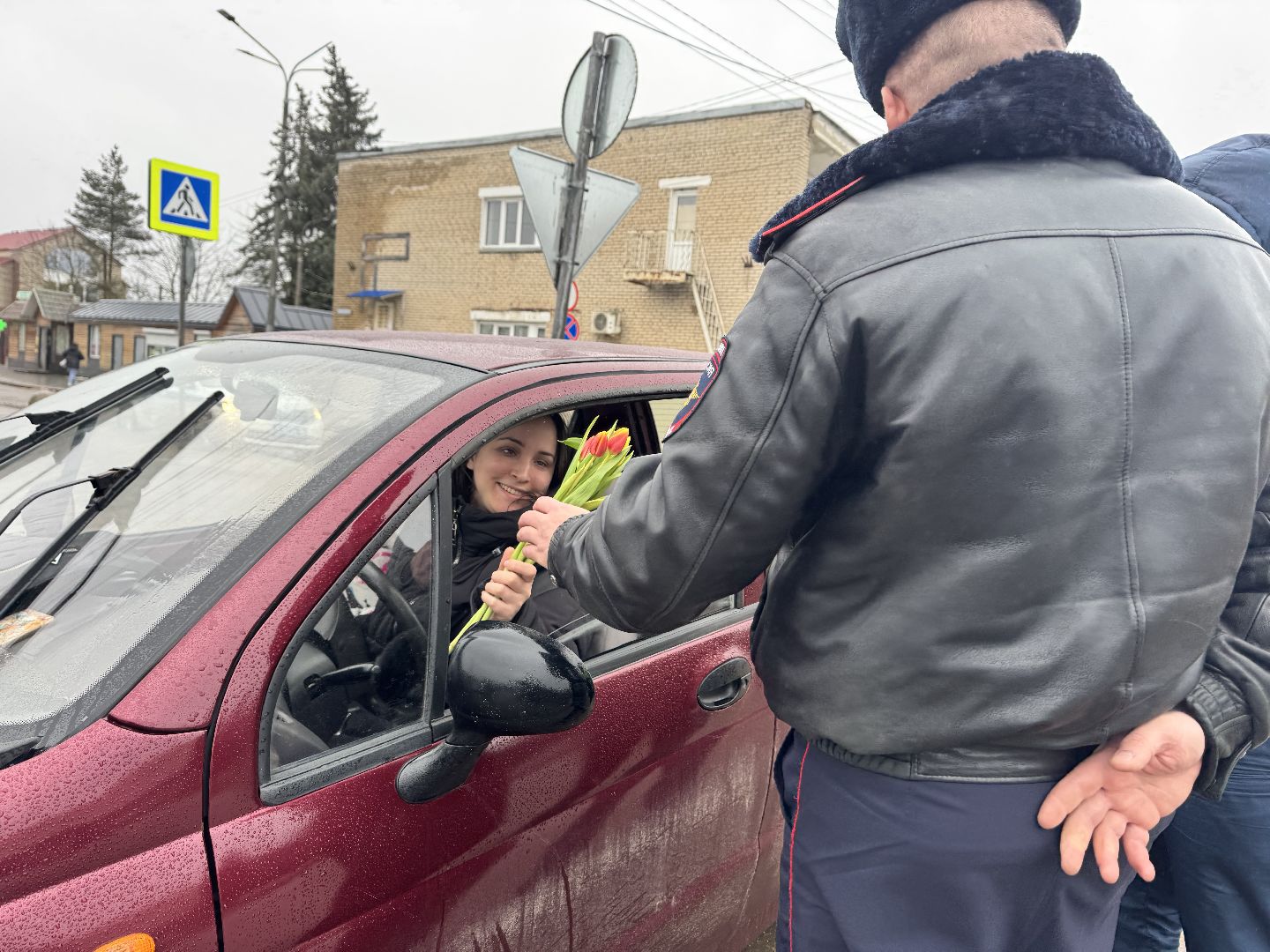 шаховская, автоледи, цветы для автоледи, 8 марта,