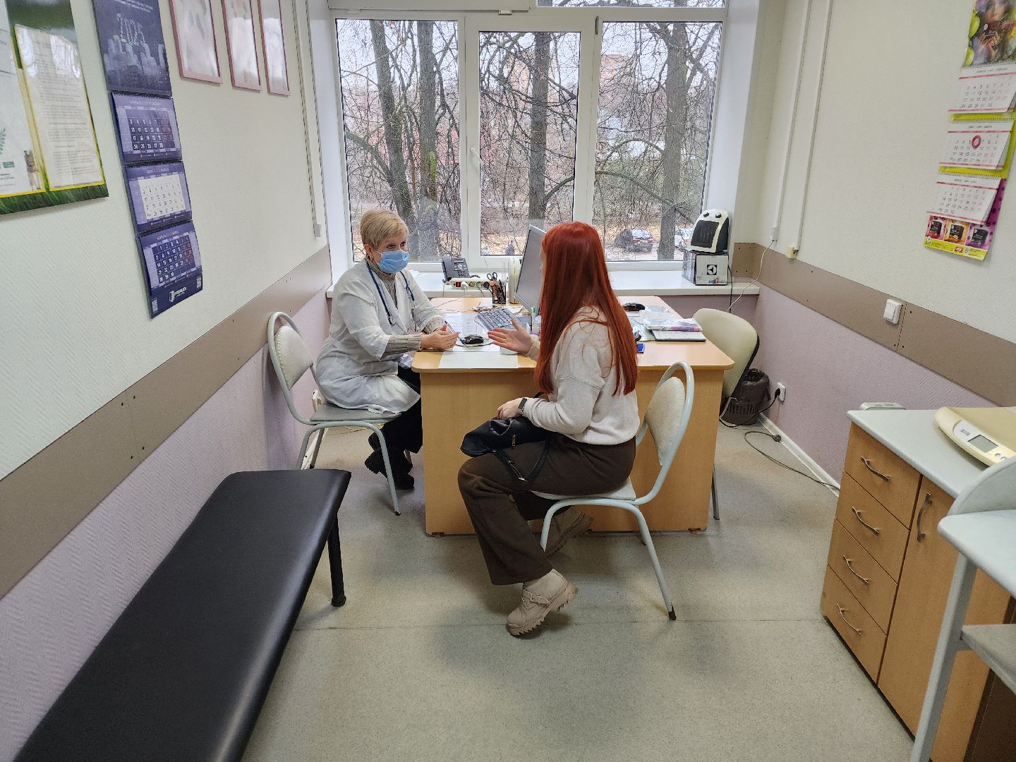 Чехов, улица Пионерская 10, детская поликлиника, педиатрическое отделение, поселок Чернецкое, врачебная амбулатория, педиатр Ирина Бициган, временный перевод, ротация, вызовы на дом, прием пациентов, ОРВИ,