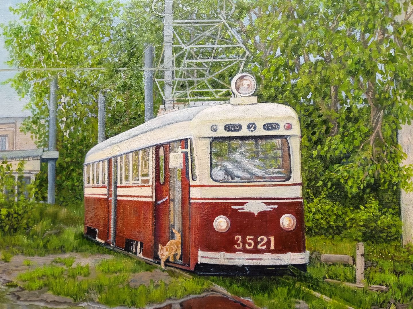 Коломна, выставка, трамвай,