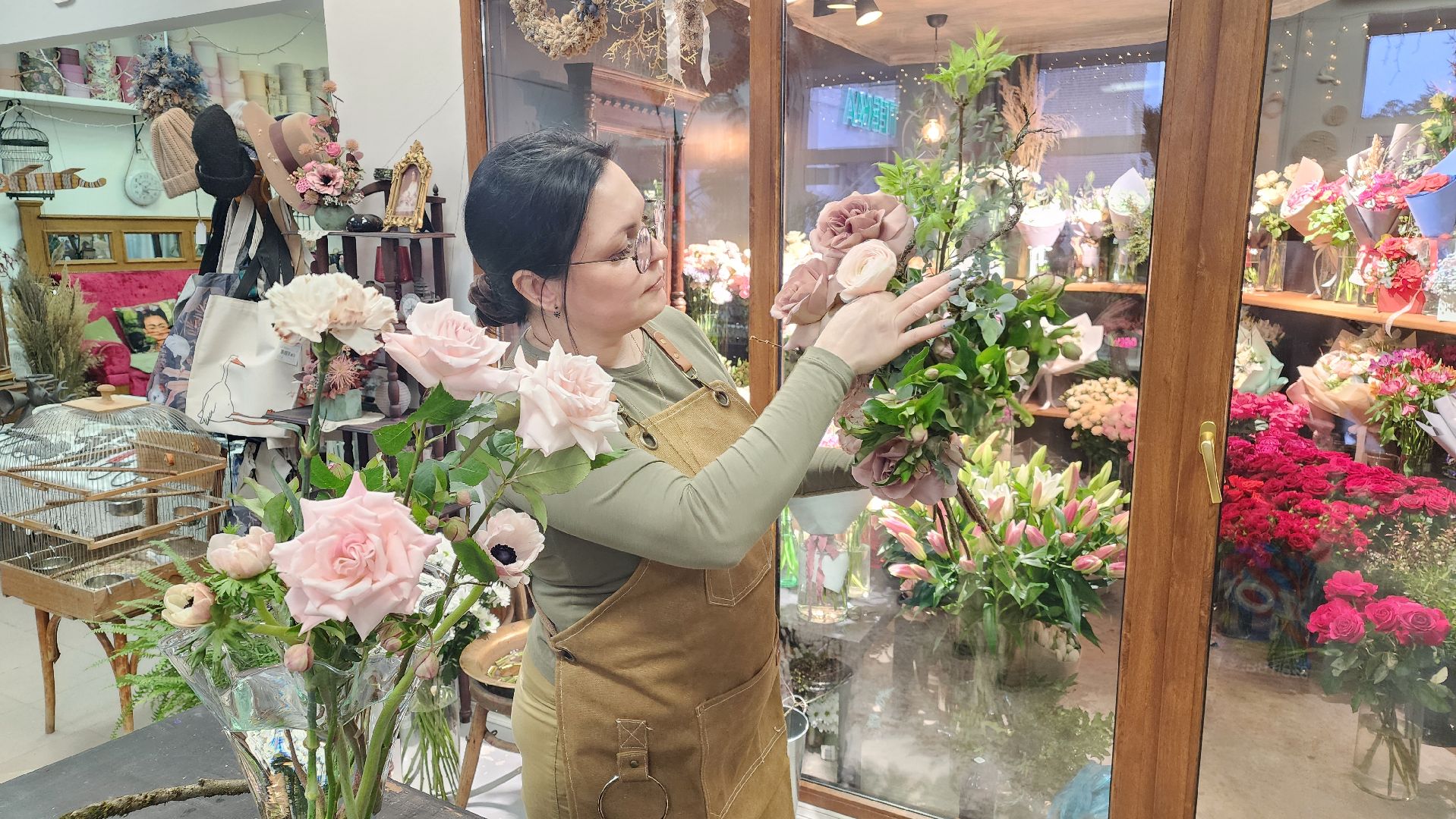 флорист из протвино, букет к 8 марта, международный женский день,