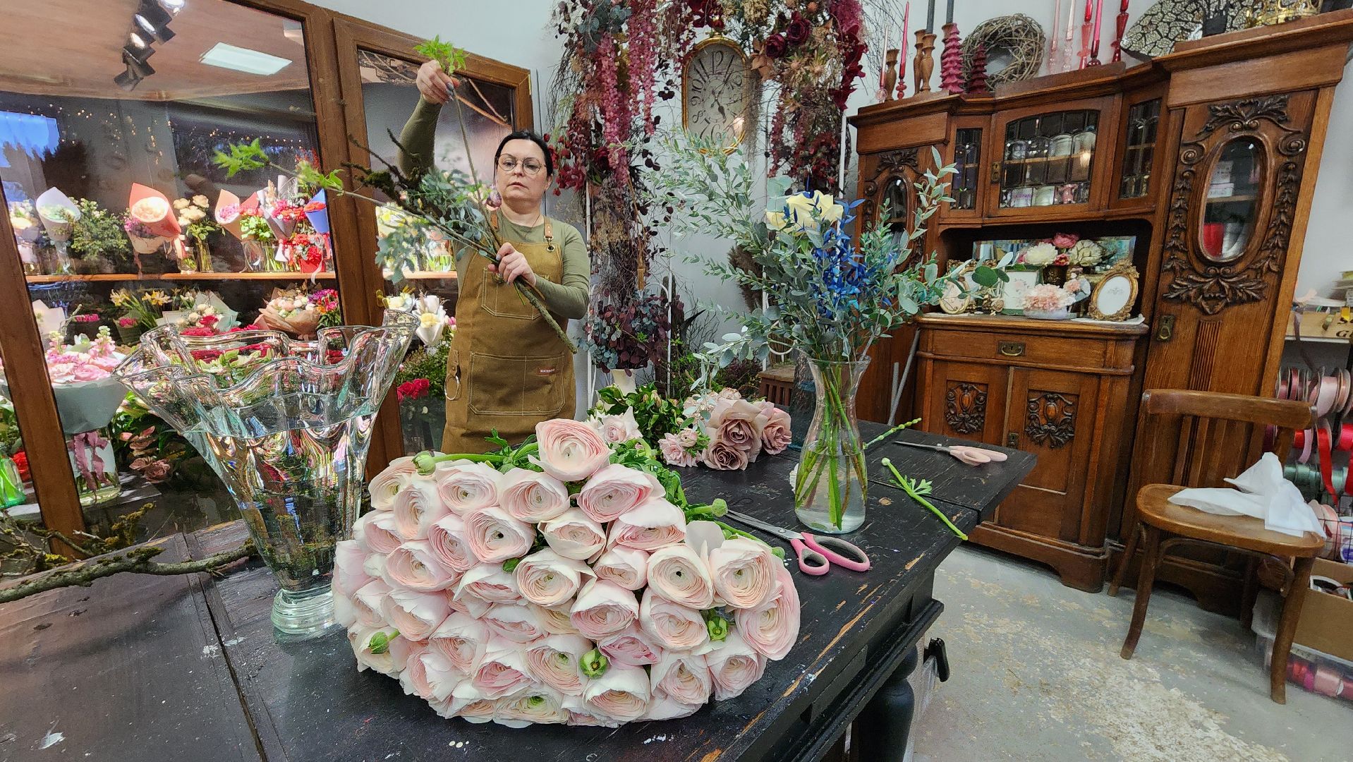 флорист из протвино, букет к 8 марта, международный женский день,