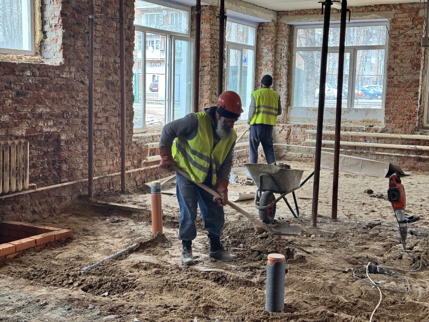 шаховская, капитальный ремонт, строительство, ремонт сада,