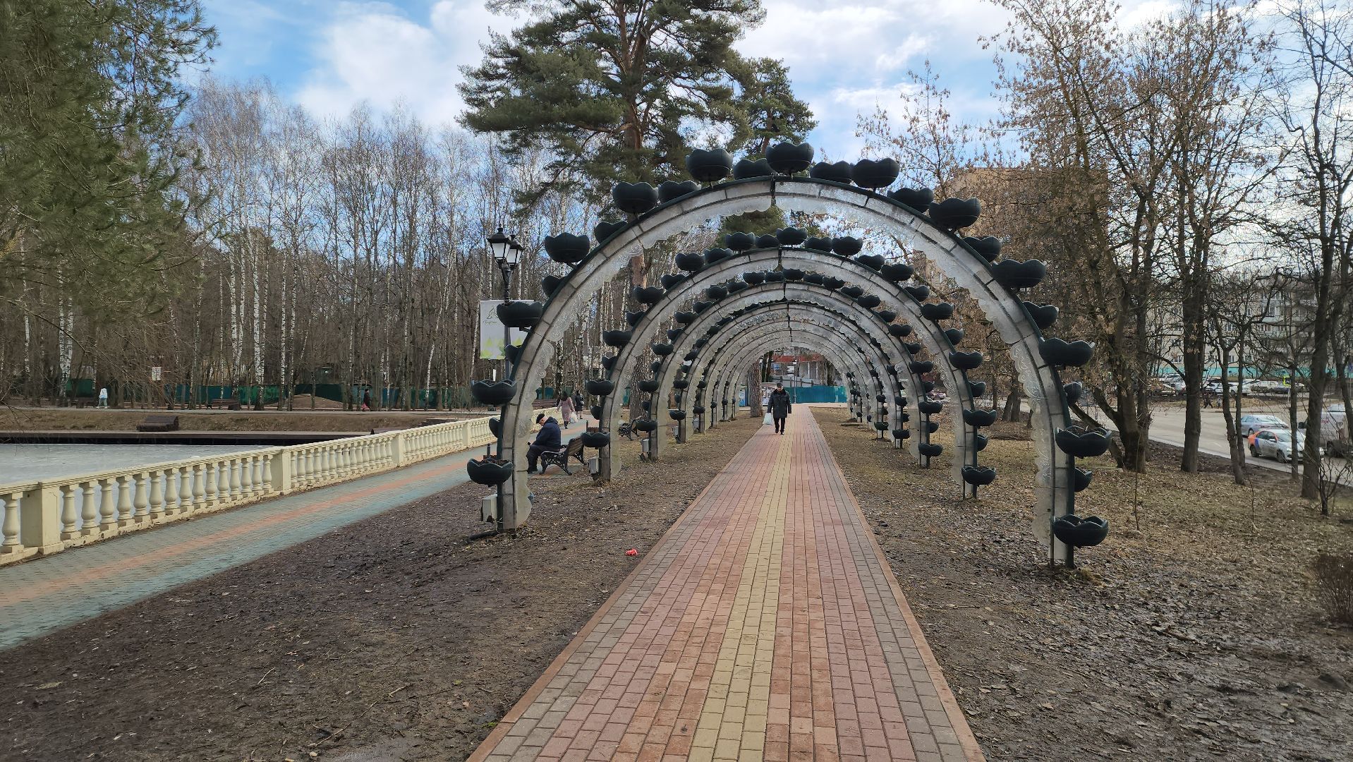 красногорск, парки красногорска, ивановские пруды, ремонт,