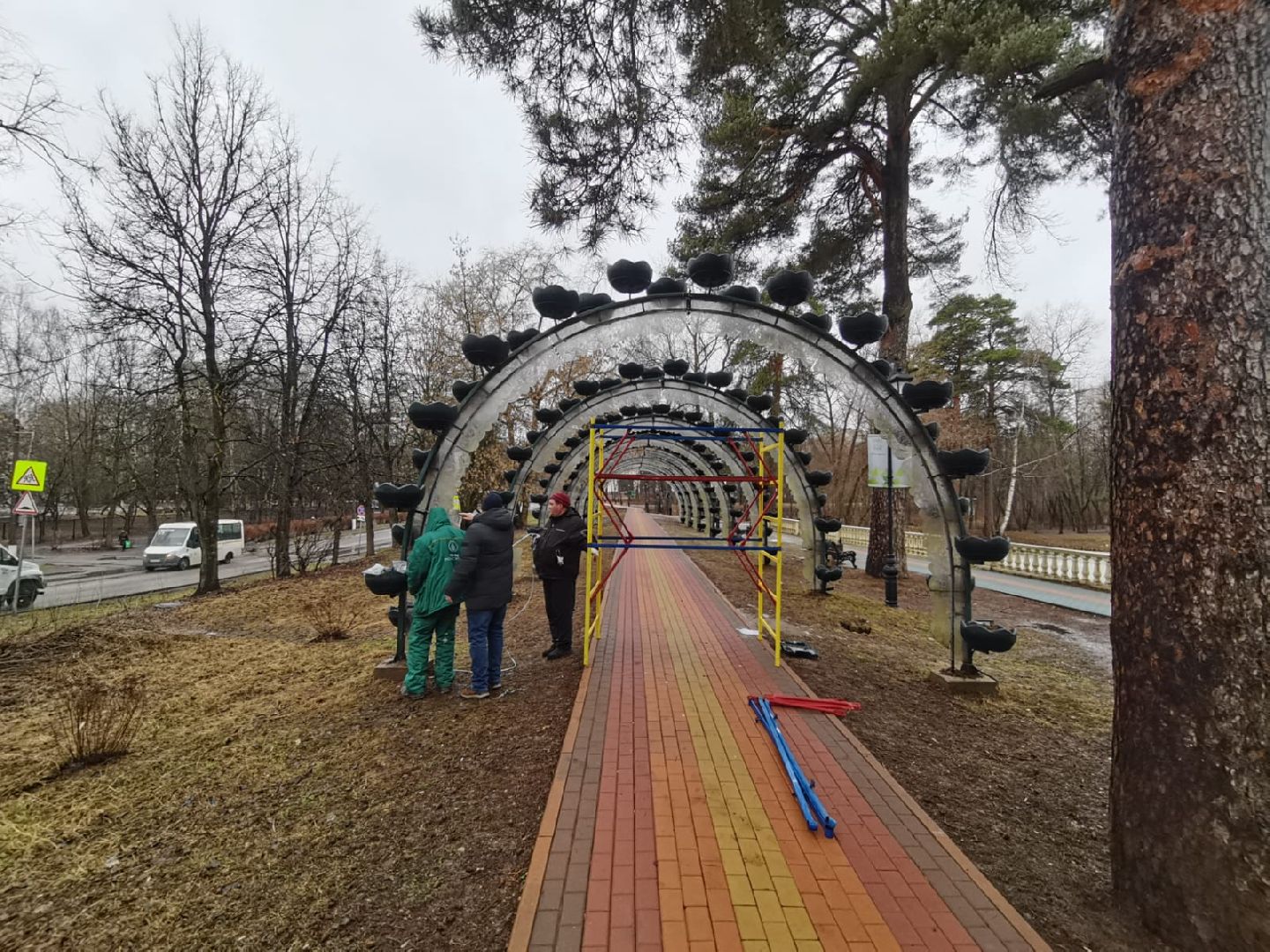 красногорск, парки красногорска, ивановские пруды, ремонт,