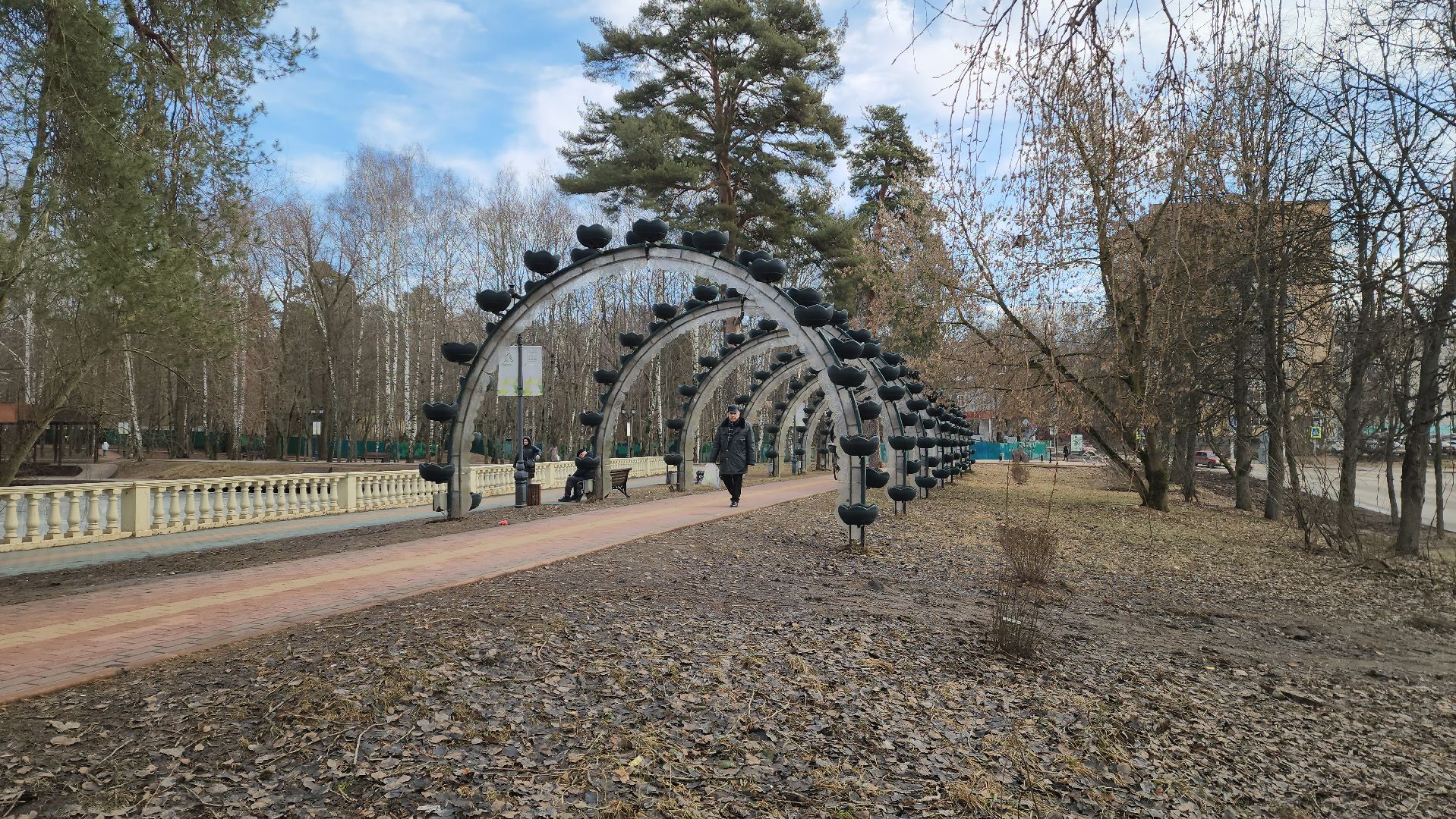 красногорск, парки красногорска, ивановские пруды, ремонт,