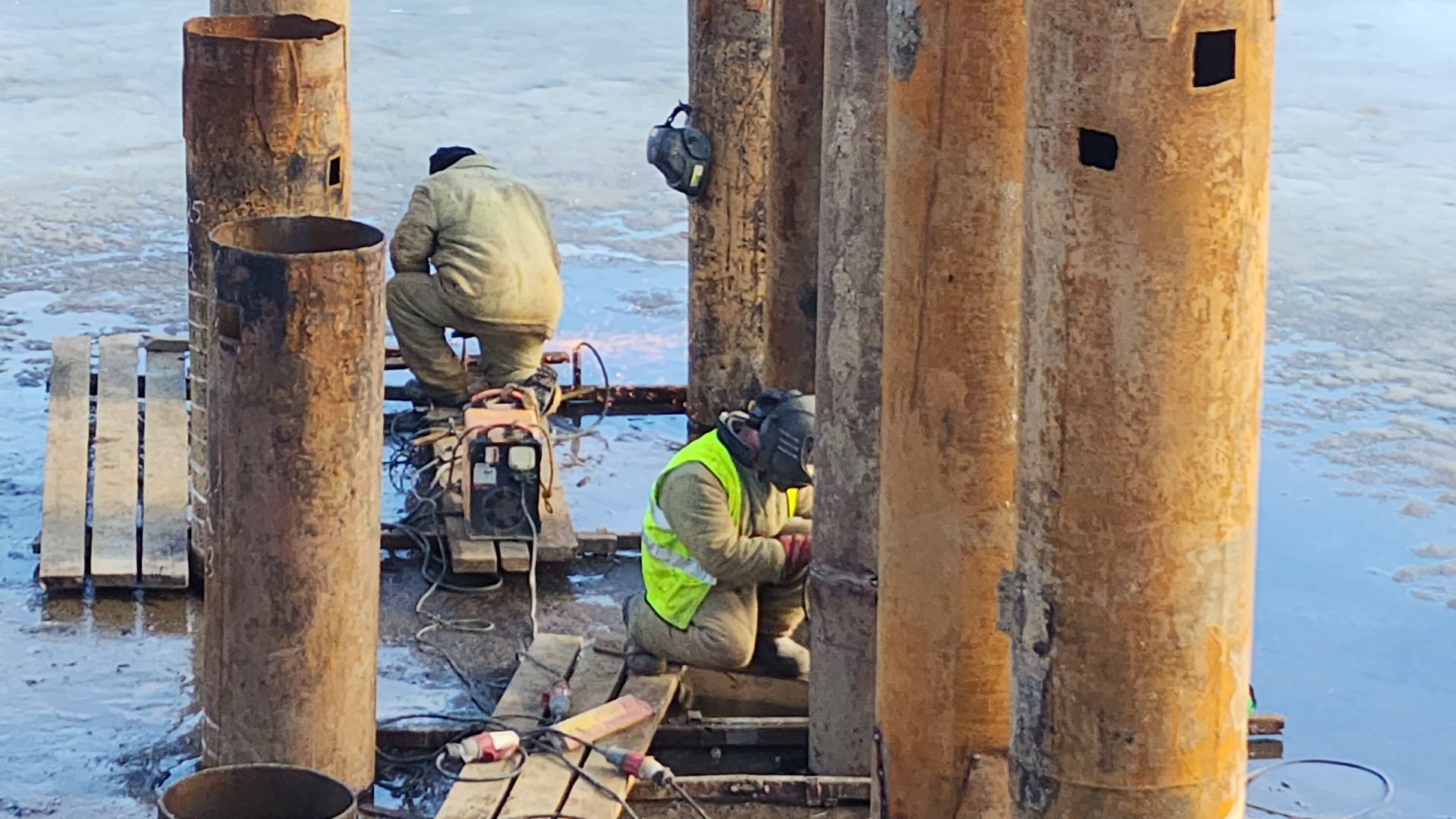 ремонт моста, дороги подмосковья, волоколамск,