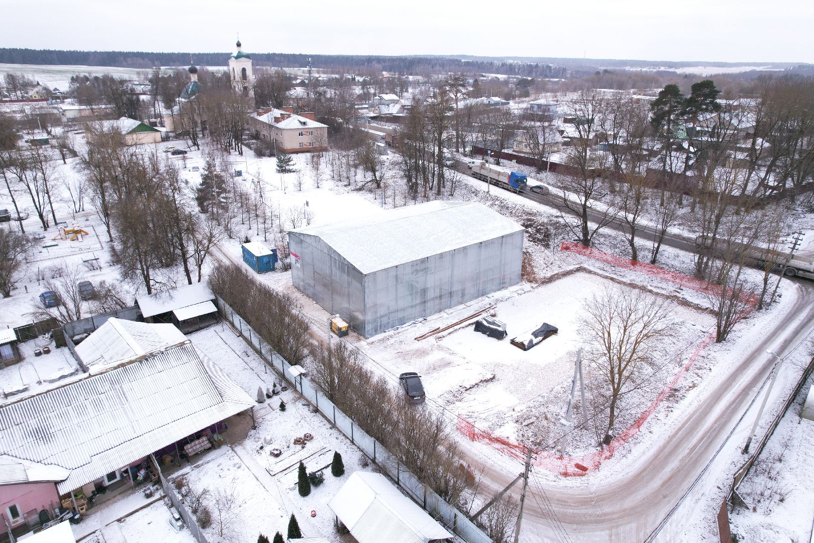 видео с коптера, одинцовский городской округ, фельдшерско-акушерский пункт,