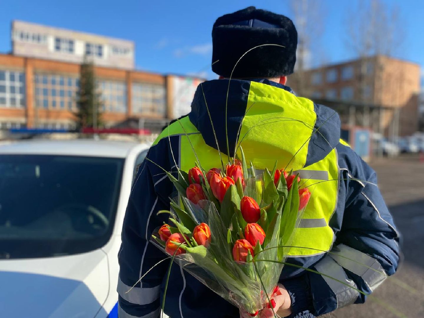 можайск, можайский муниципальный округ, подмосковье, Госавтоинспекция, сотрудники дпс, поздравления, 8 марта, международный женский день,