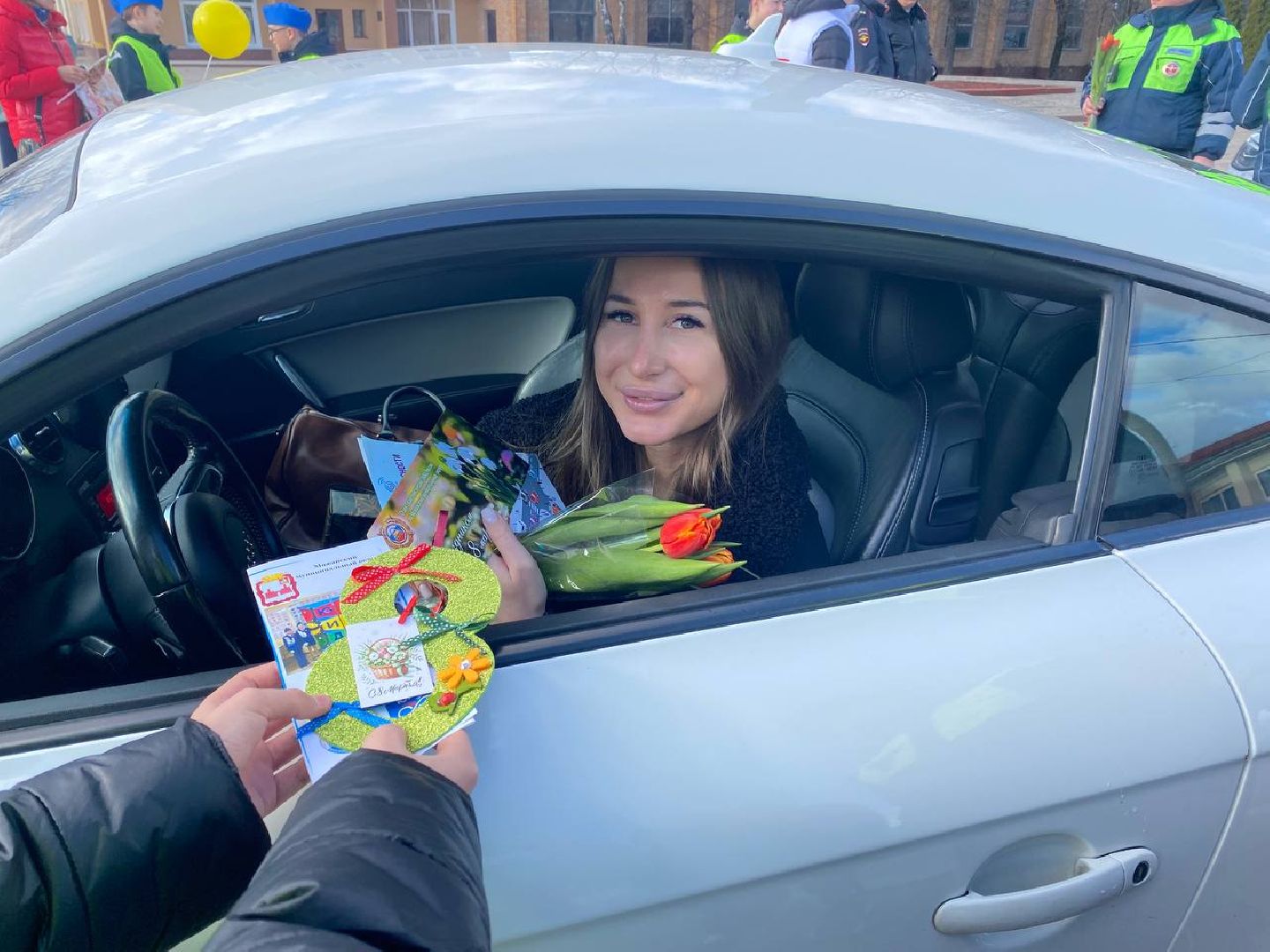 можайск, можайский муниципальный округ, подмосковье, Госавтоинспекция, сотрудники дпс, поздравления, 8 марта, международный женский день,