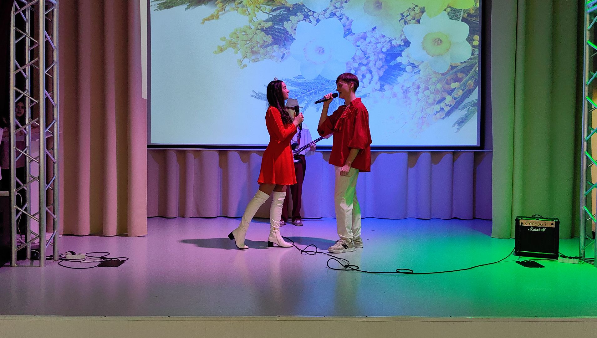 8 марта, концерт, учащиеся, лицей,