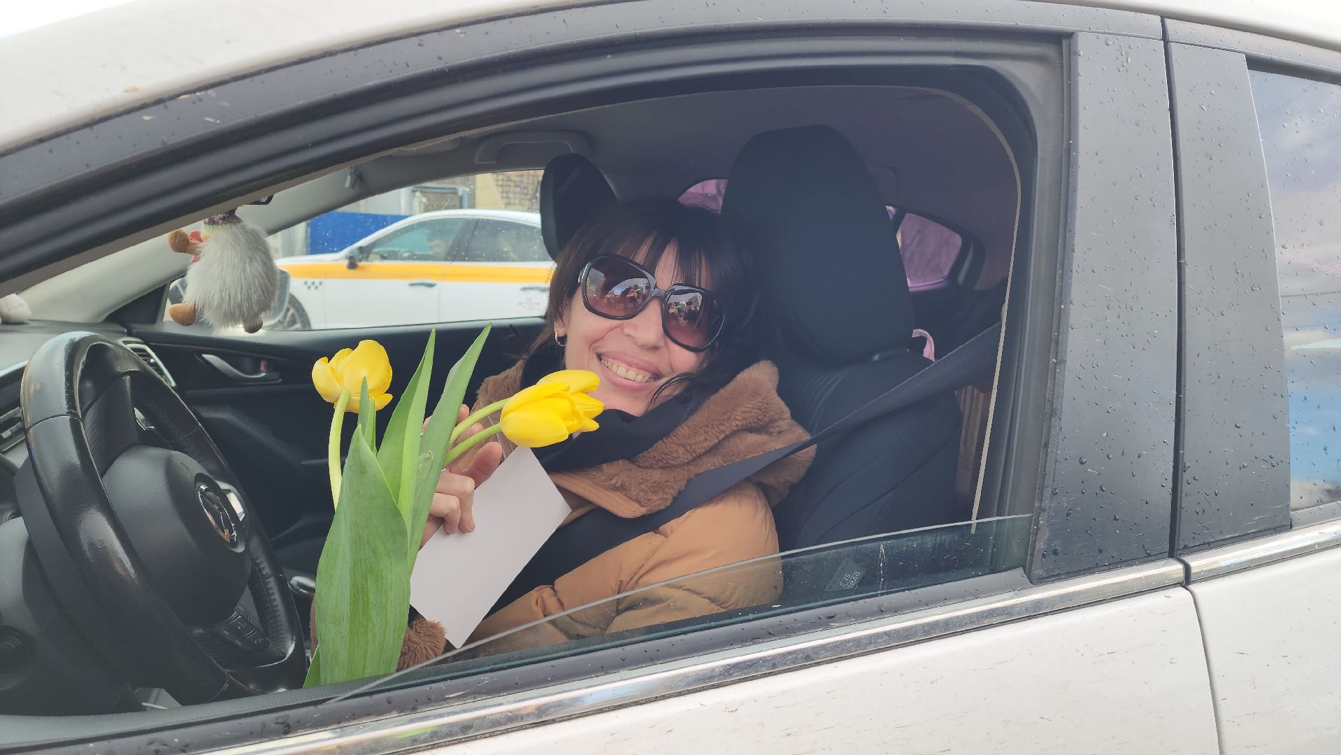 цветы для автоледи, Цветы, Лобня, госавтоинспекция,