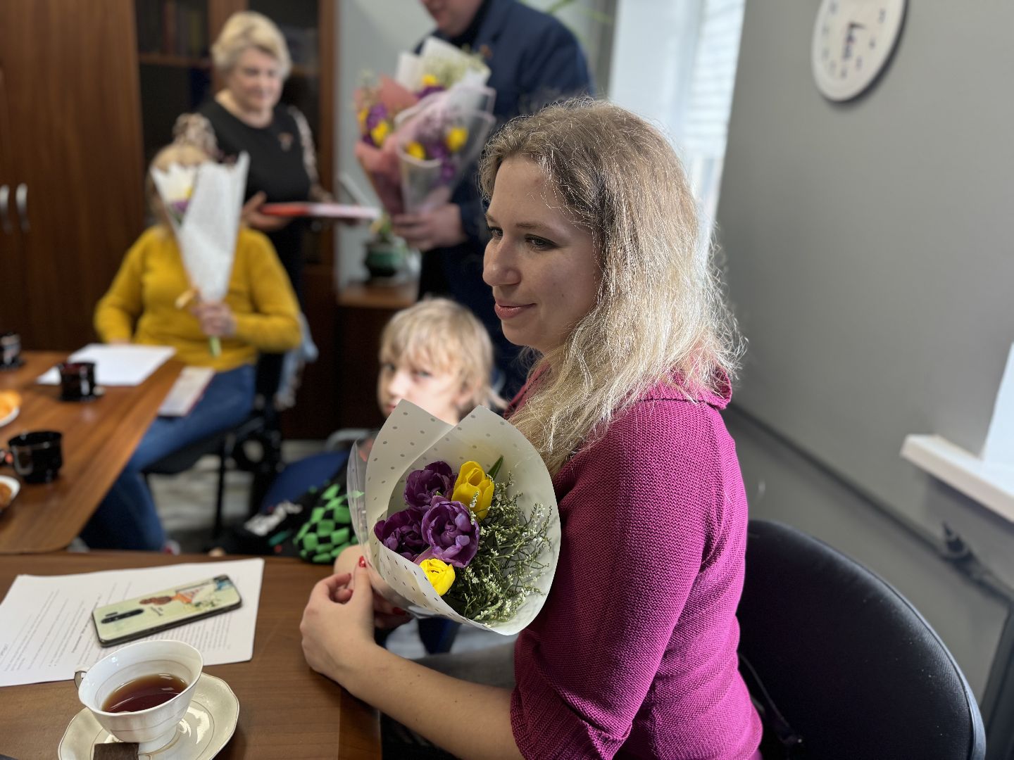 международный женский день, жены военнослужащих, участники сво, ленинский городской округ, депутаты совета депутатов,