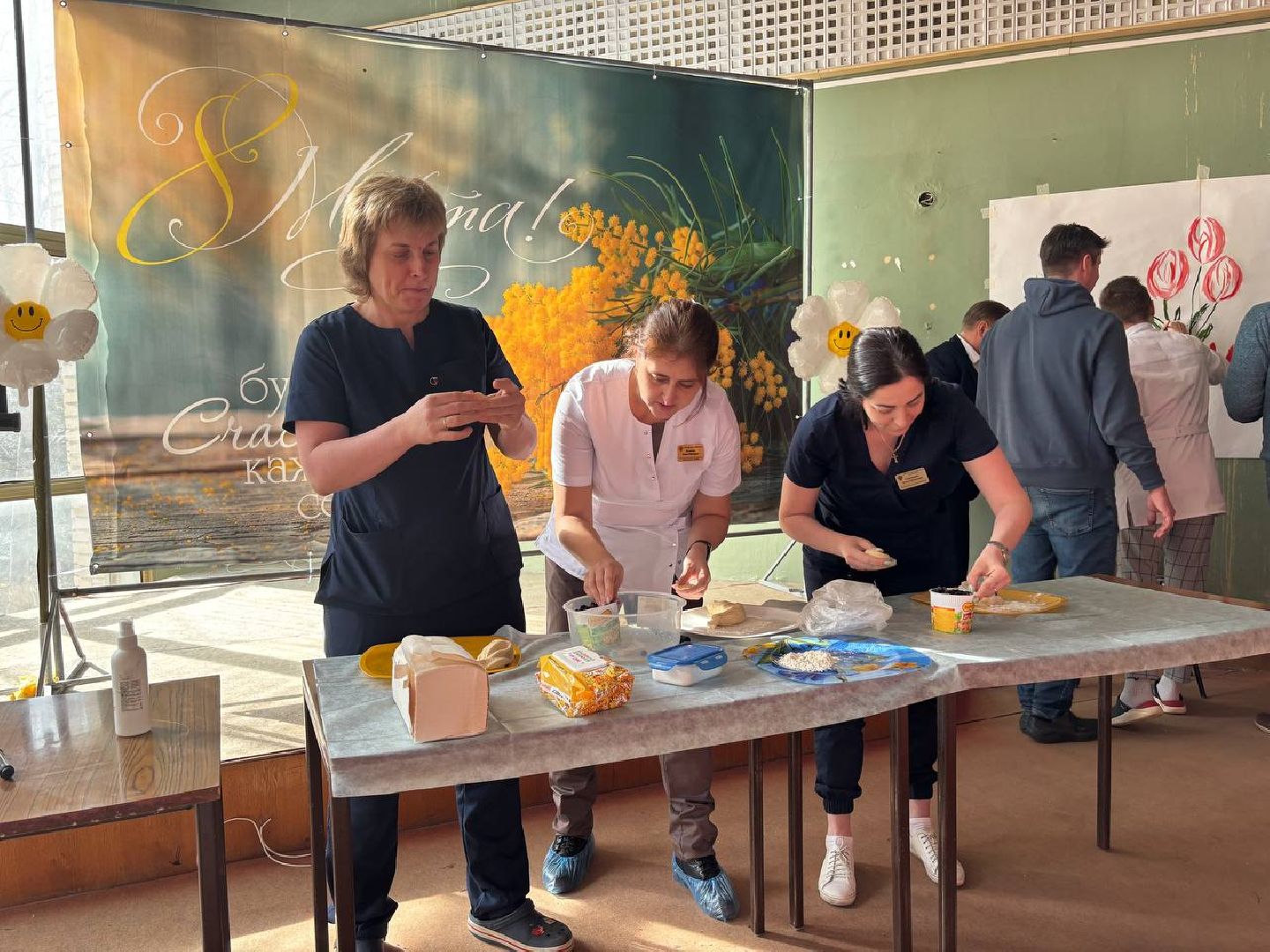 красноармейск, городской округ пушкинский, медсанчасть 154, женщины-медики, 8 марта,