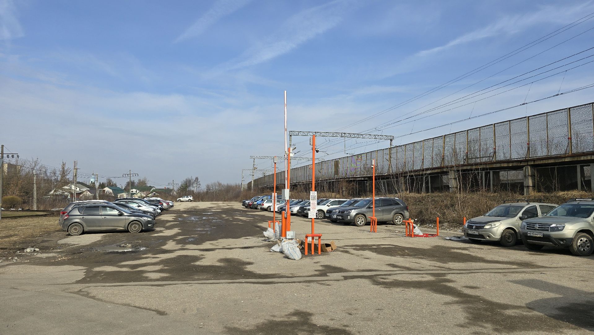 Коломна, парковка, жд станция,