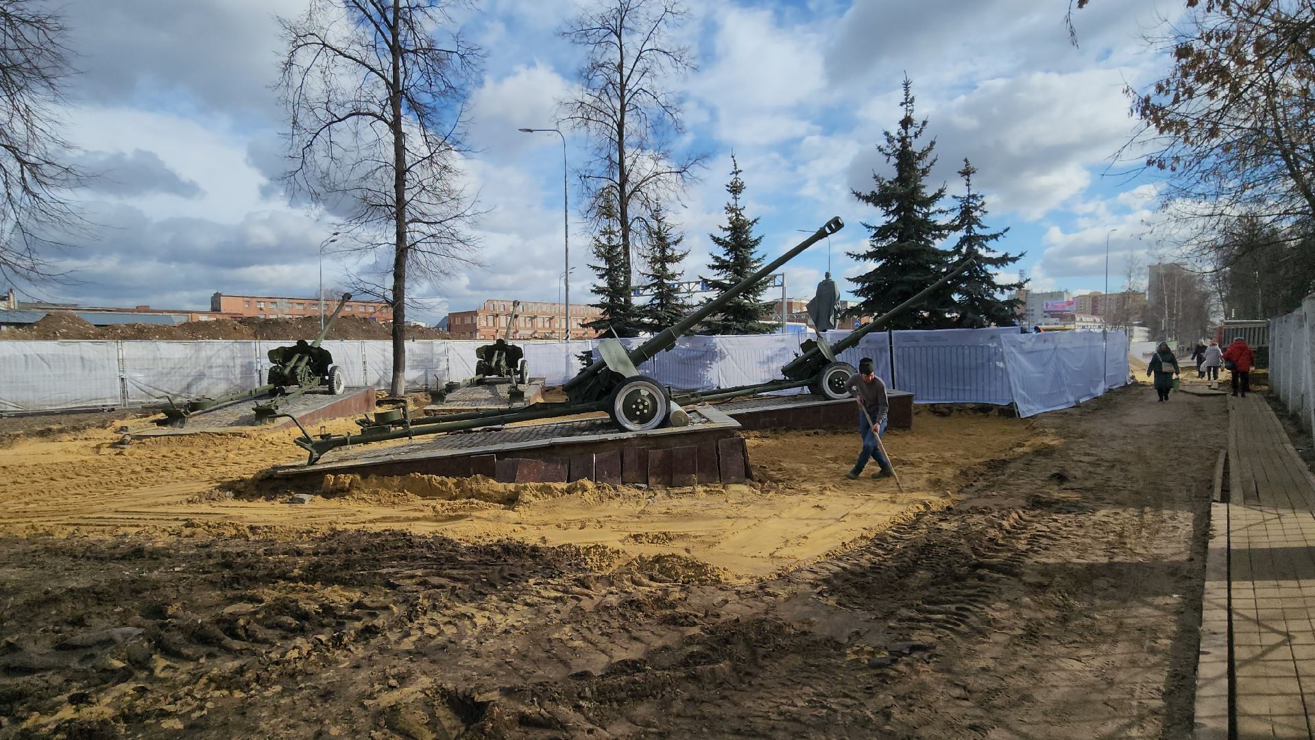 Люберцы, вечный огонь, реконструкция,