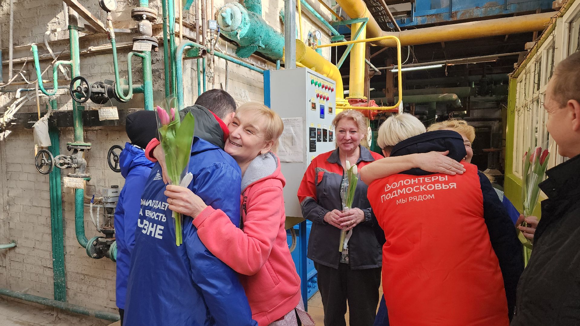Волонтеры, 8 Марта, Лосино-Петровский,