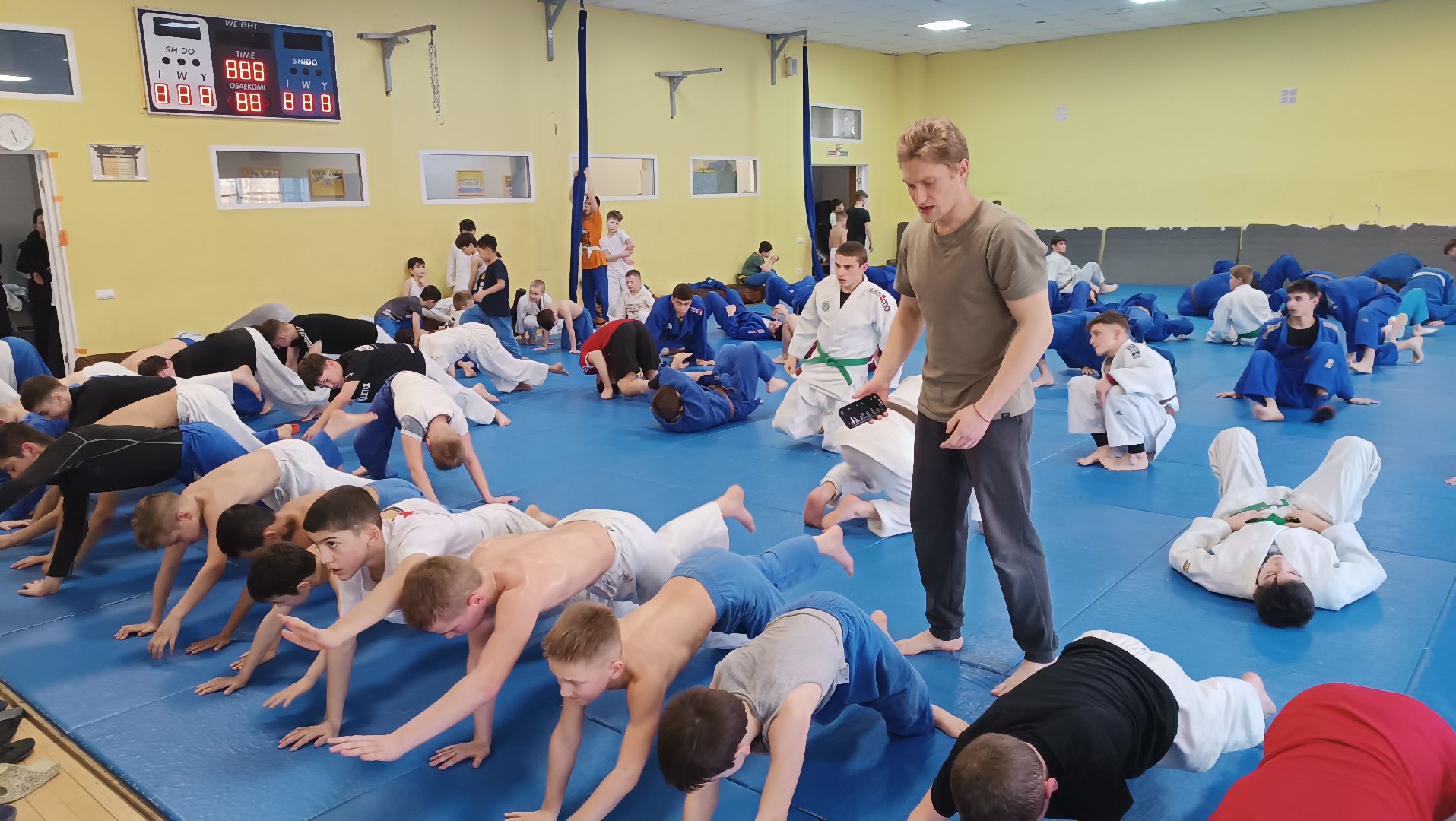 дзюдо, щёлково, чемпион мира, тренеровка,