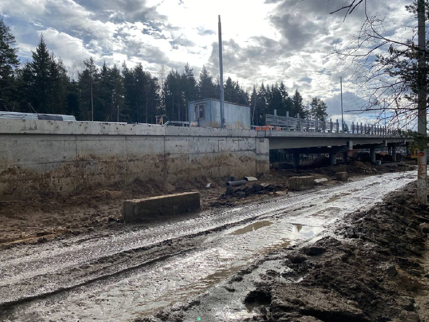 аникеевка, путепровод, новый путепровод, путепровод в красногорске, путепровод в аникеевке,