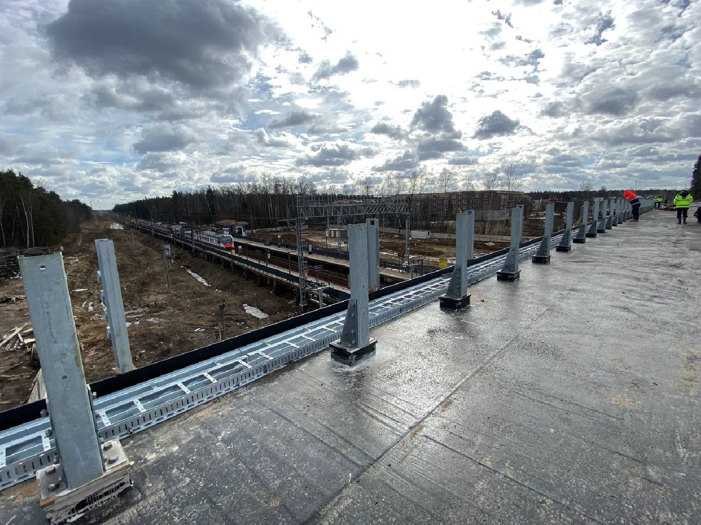 аникеевка, путепровод, новый путепровод, путепровод в красногорске, путепровод в аникеевке,