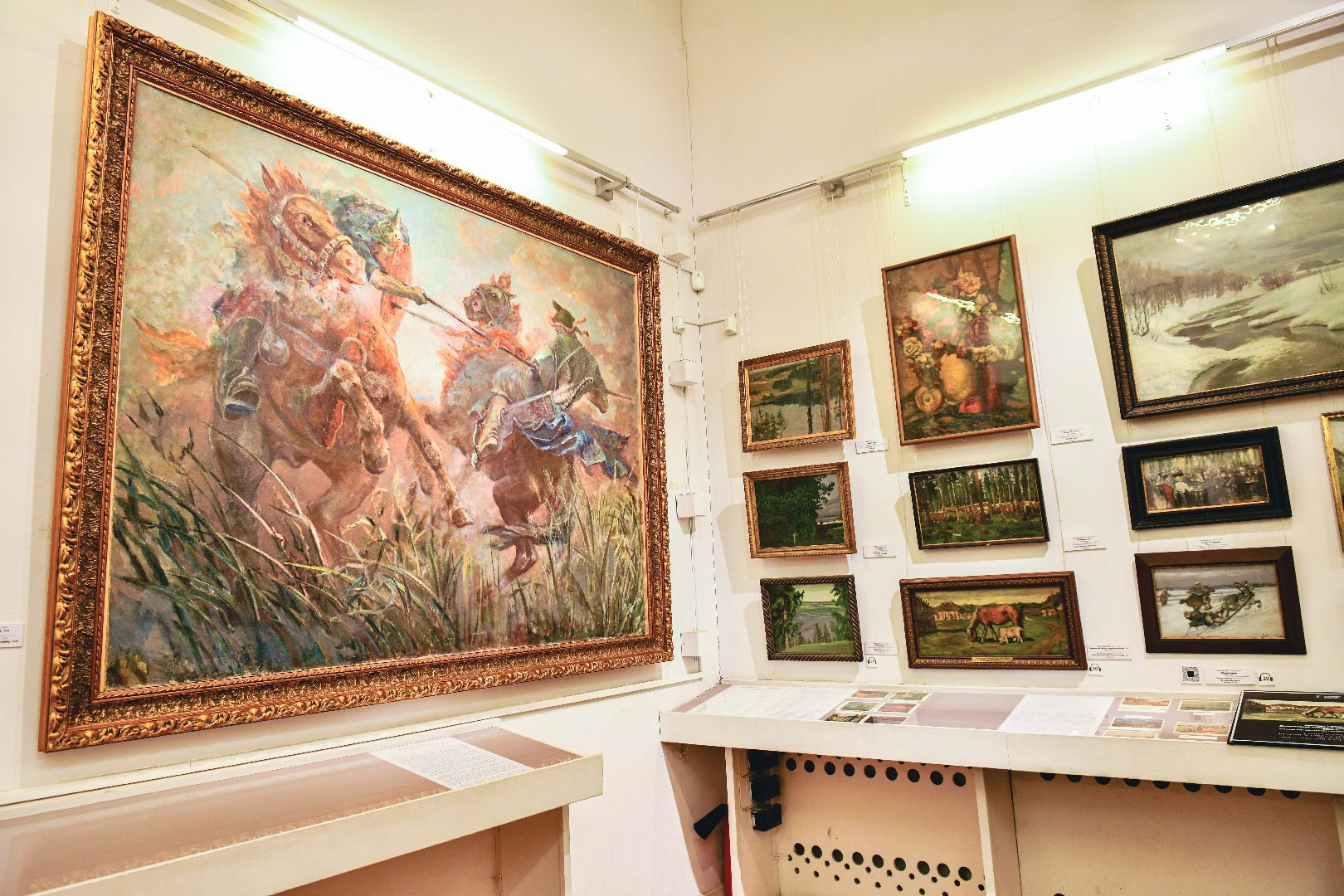 экскурсия, экскурсовод, галерея, картина,