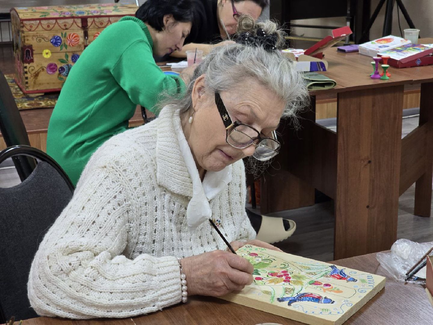 можайск, можайский муниципальный округ, подмосковье, народные промыслы, студия народных промыслов, городецкая роспись,