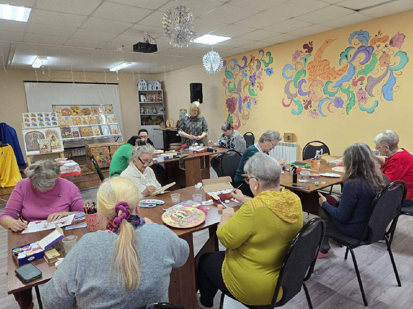 можайск, можайский муниципальный округ, подмосковье, студия народных промыслов, городецкая роспись, общество, медик,