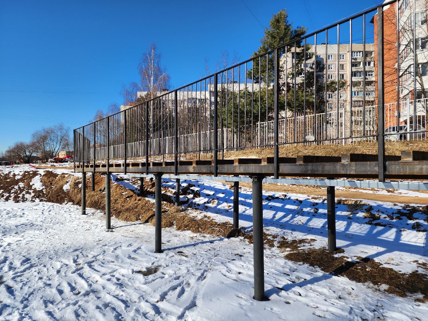 Чехов, набережная реки теребенка, благоустройство, реконструкция, ограждения, установка оград, изготовление ограждений, сварочные работы, госпрограмма московской области, формирование комфортной городской среды,