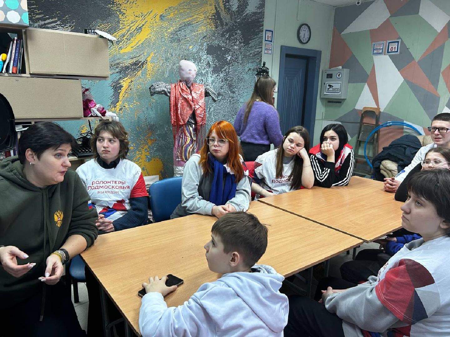 волонеры, мчс, балашиха, беседа с волонтрами, безопасность детей,