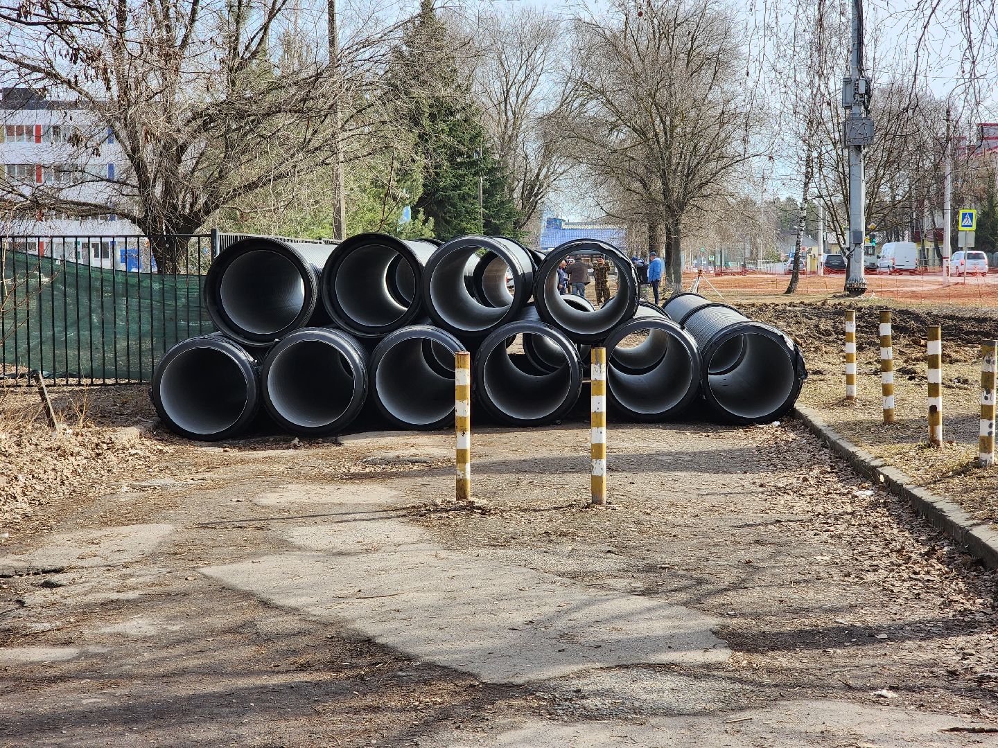 раменское, жкх, раменский водоканал, ремонт участка канализационной сети, красноармейская 27,