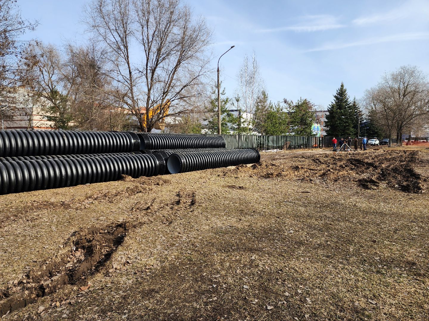 раменское, жкх, раменский водоканал, ремонт участка канализационной сети, красноармейская 27,