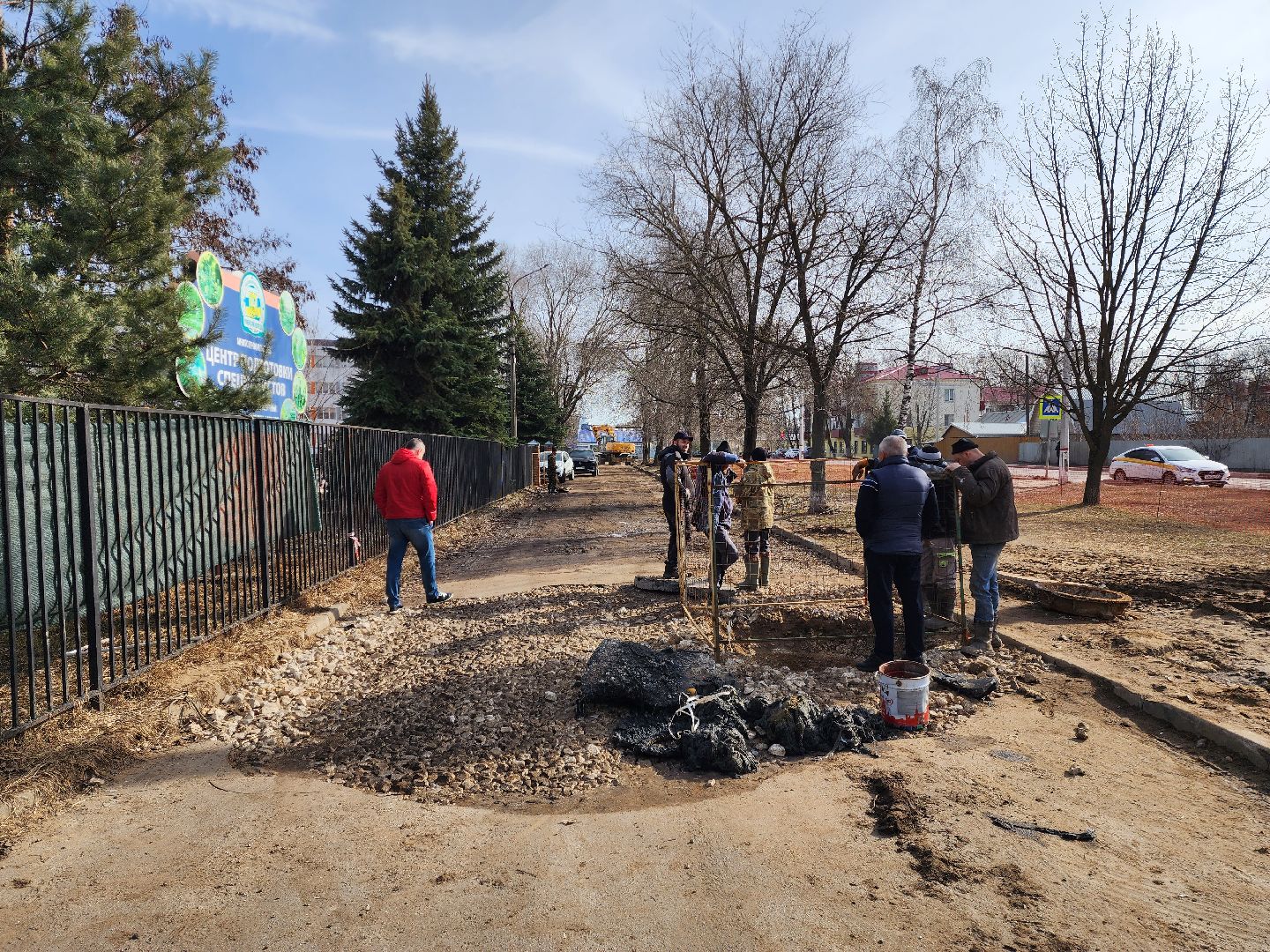 раменское, жкх, раменский водоканал, ремонт участка канализационной сети, красноармейская 27,