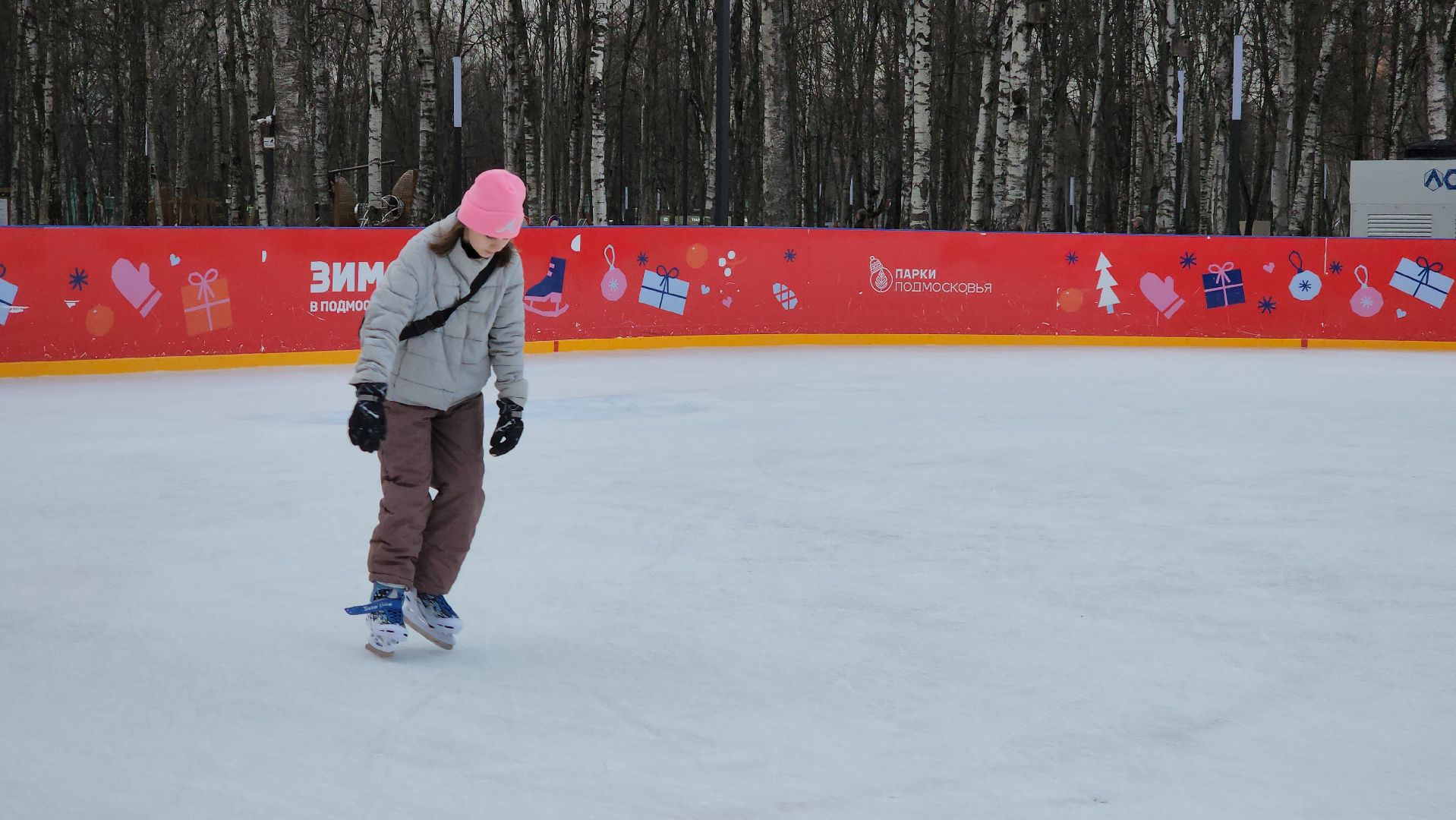 Каток, Парк,Лобня,