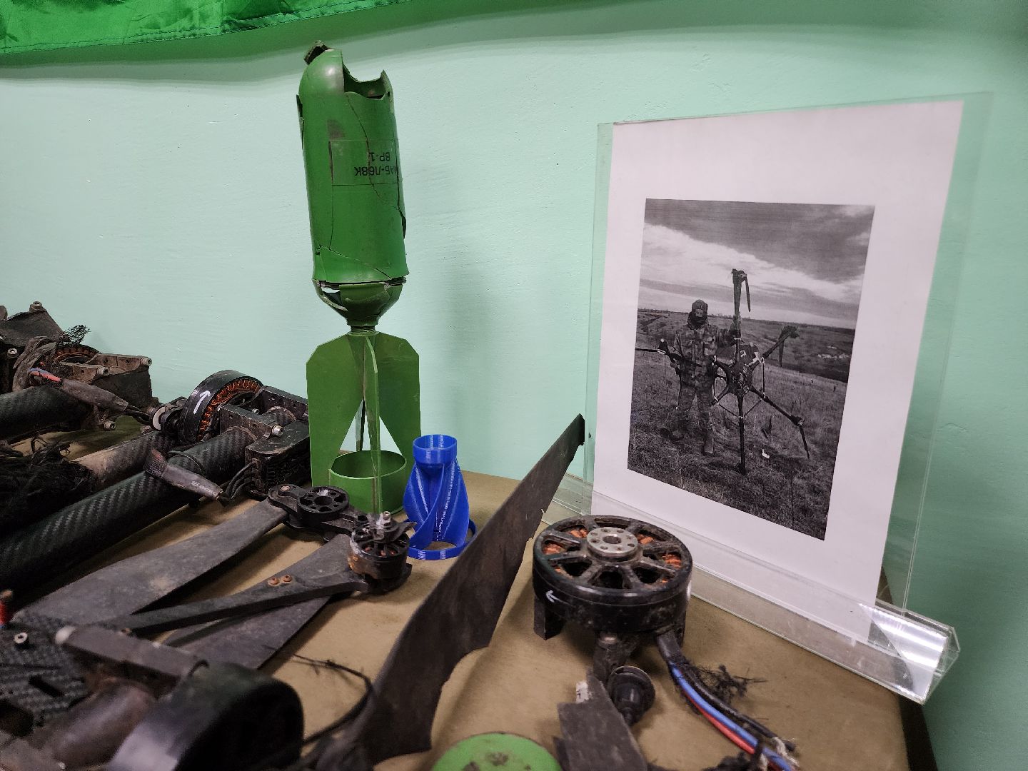 Дубна, боевое братство, комната боевой славы, сво, трофей, дрон,