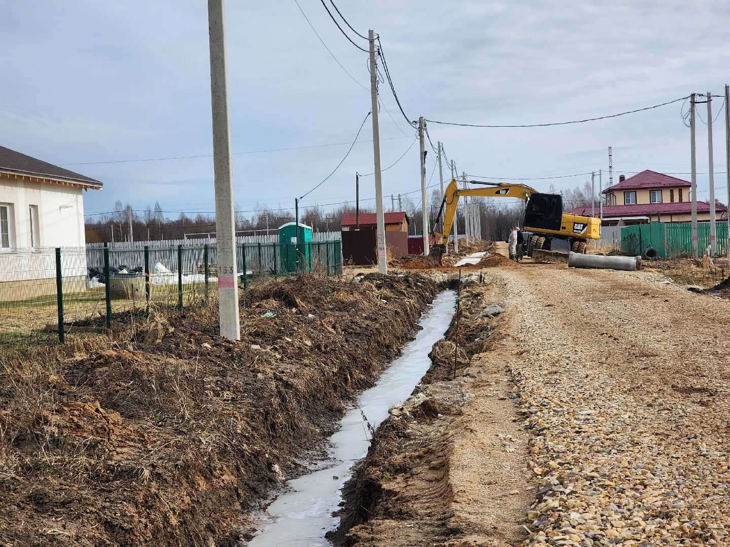 Дубна, Юркино, депутат, инфраструктура, дороги, дренажные канавы, водоотведение,