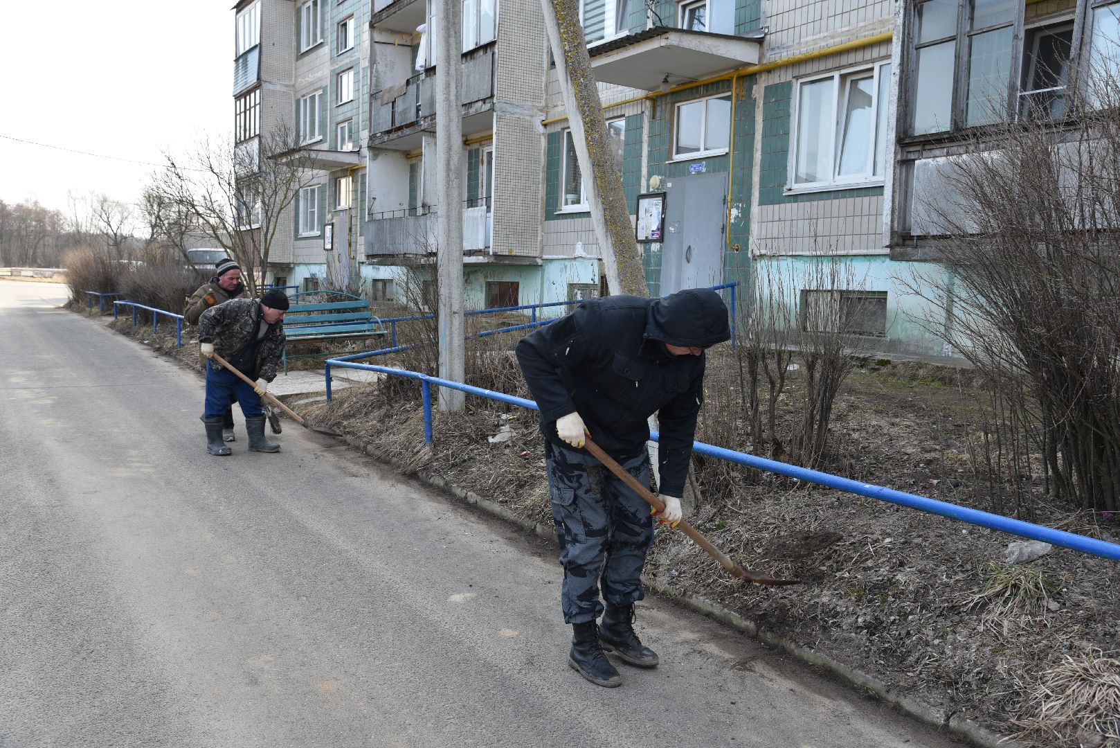 лотошино, благоустройство, уборка во дворах, уборка улиц,