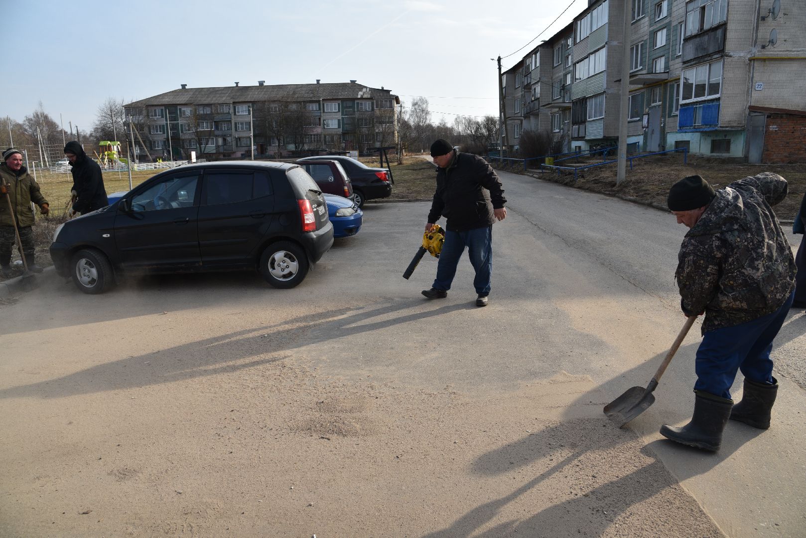 лотошино, благоустройство, уборка во дворах, уборка улиц,