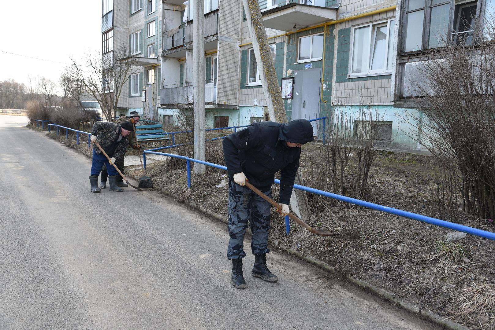 лотошино, благоустройство, уборка во дворах, уборка улиц,