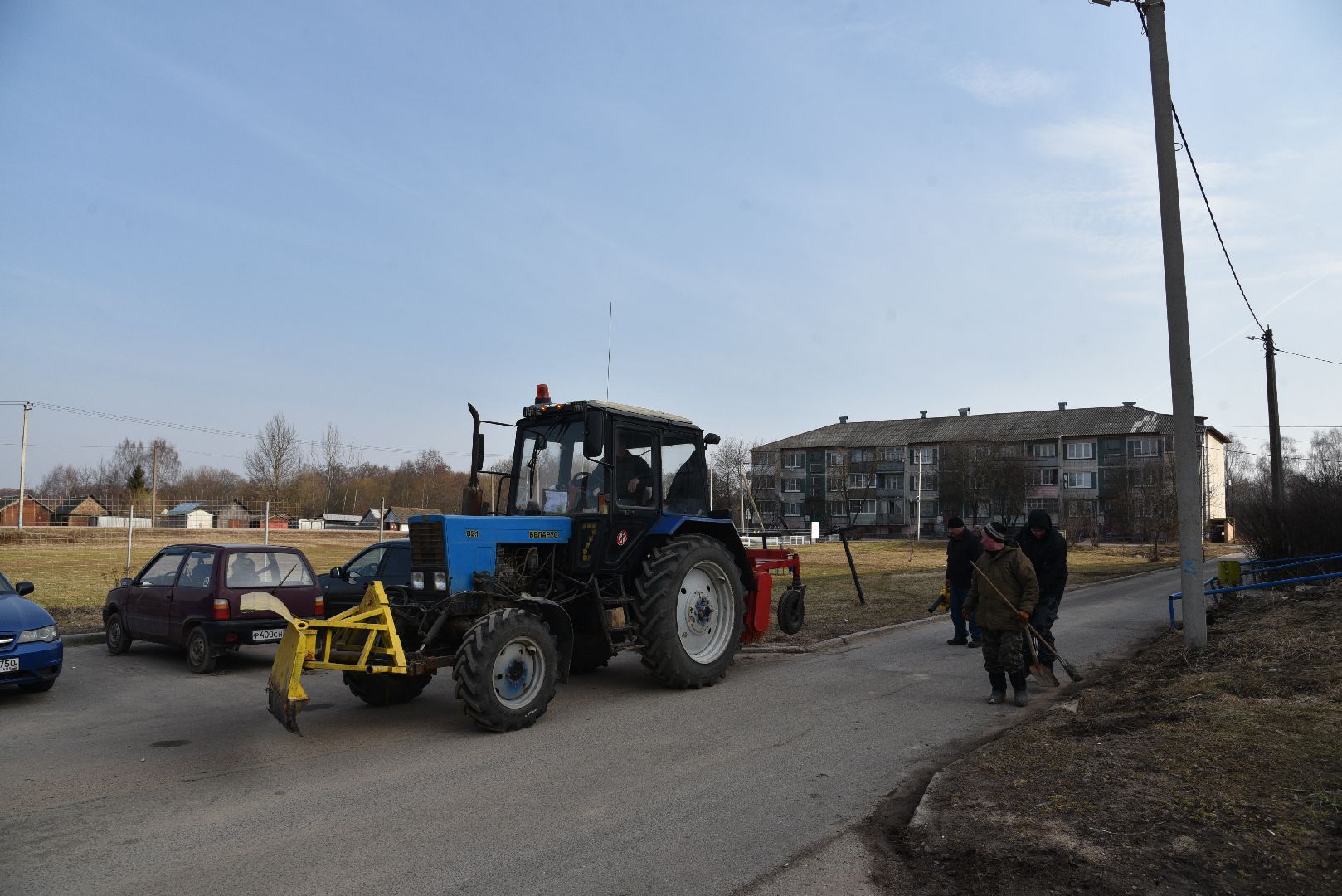лотошино, благоустройство, уборка во дворах, уборка улиц,