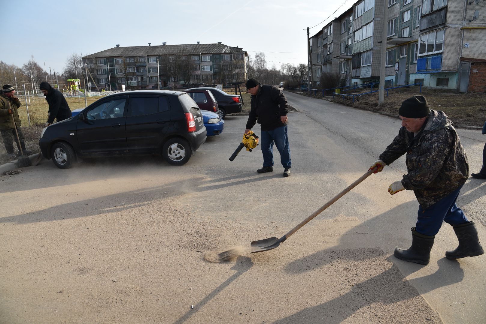 лотошино, благоустройство, уборка во дворах, уборка улиц,