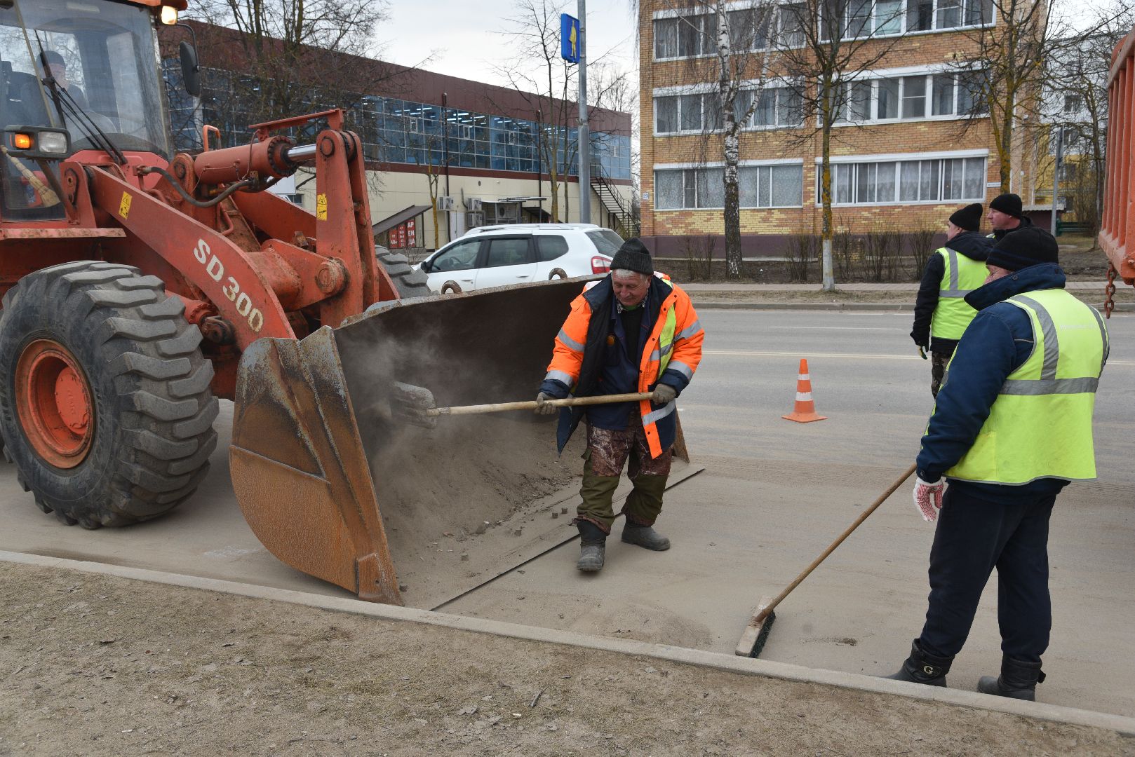 лотошино, уборка дорог, мосавтодор,