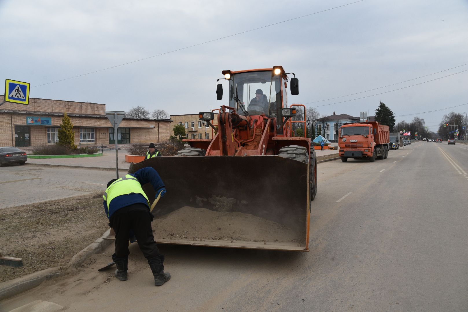 лотошино, уборка дорог, мосавтодор,
