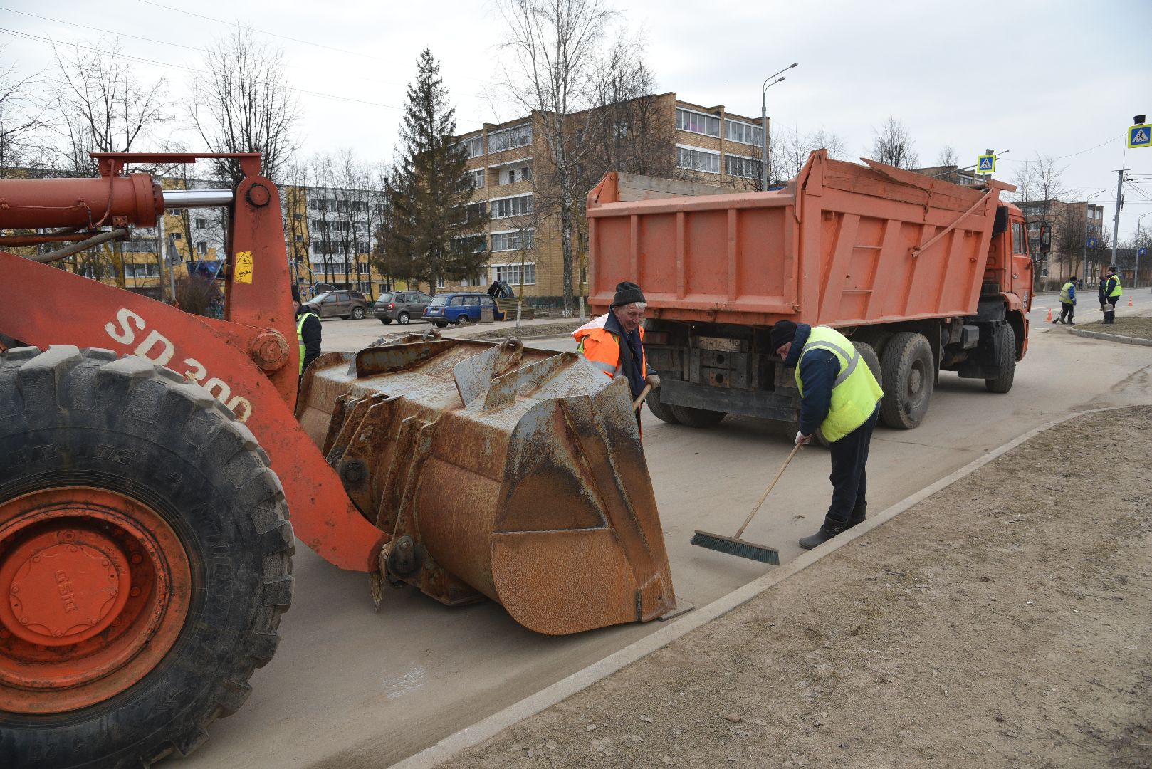 лотошино, уборка дорог, мосавтодор,