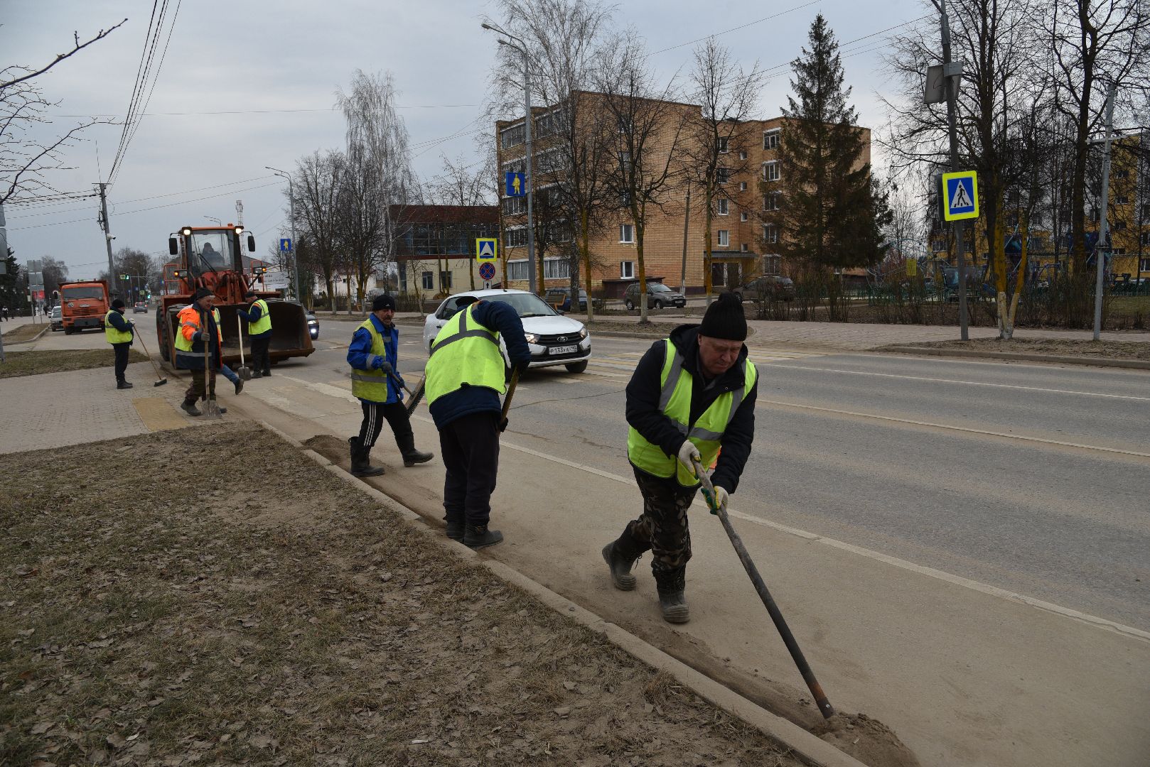 лотошино, уборка дорог, мосавтодор,