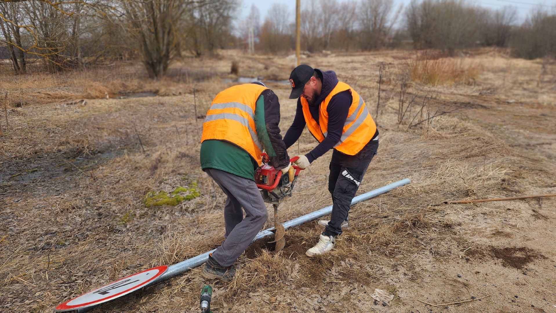 дороги подмосковья, афанасово, волоколамск, новые знаки,