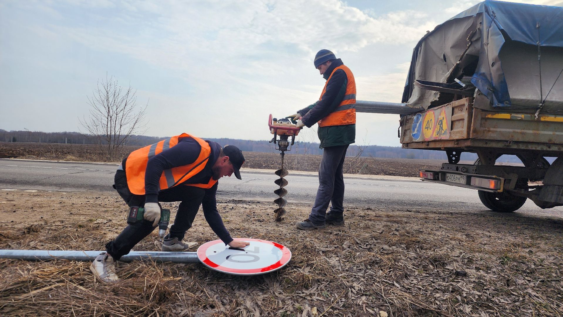 дороги подмосковья, афанасово, волоколамск, новые знаки,