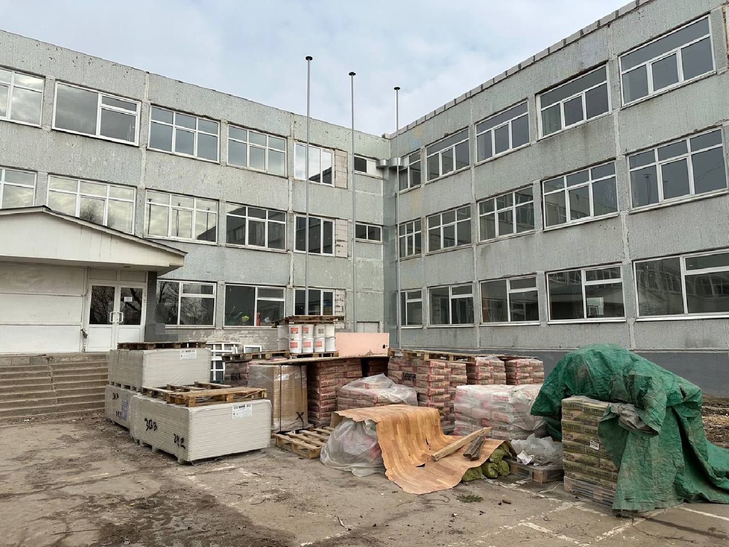 ремонт школы, домодедово,