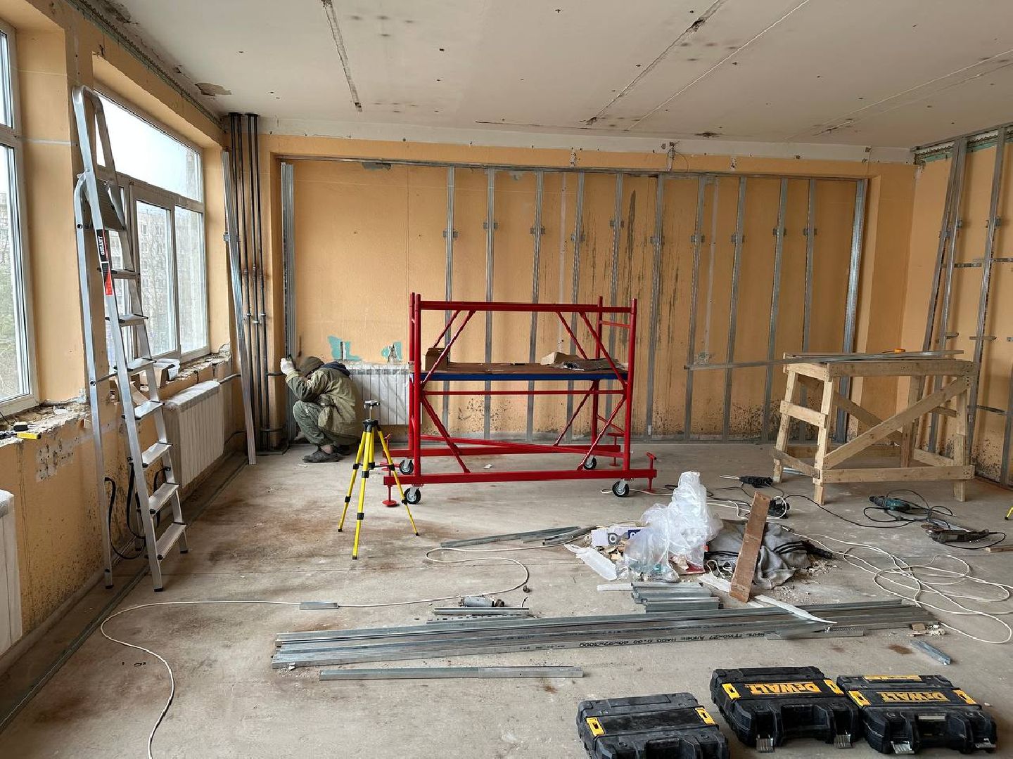 ремонт школы, домодедово,