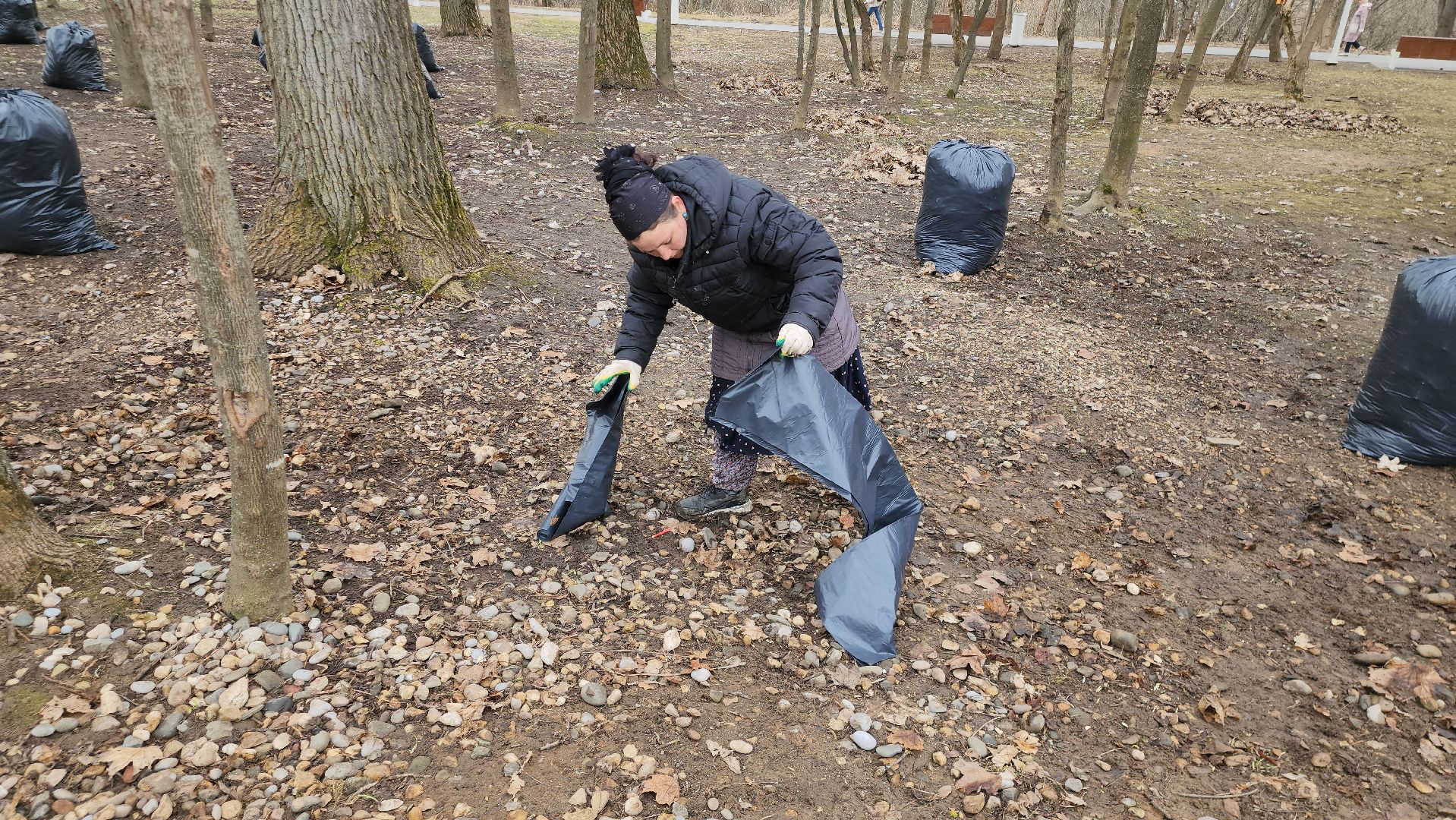Уборка листьев, Истра, Благоустройство, Парк,