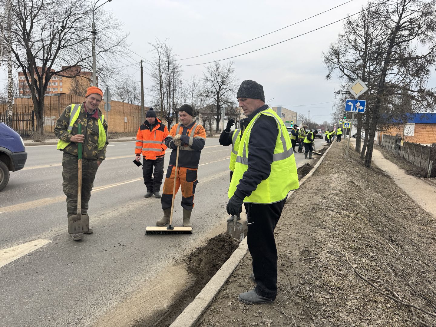 шаховская, уборка улиц, уборка улиц города,