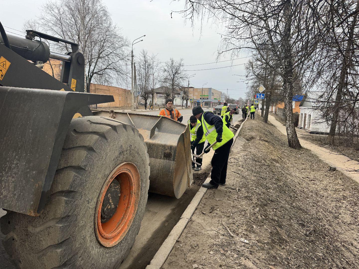 шаховская, уборка улиц, уборка улиц города,